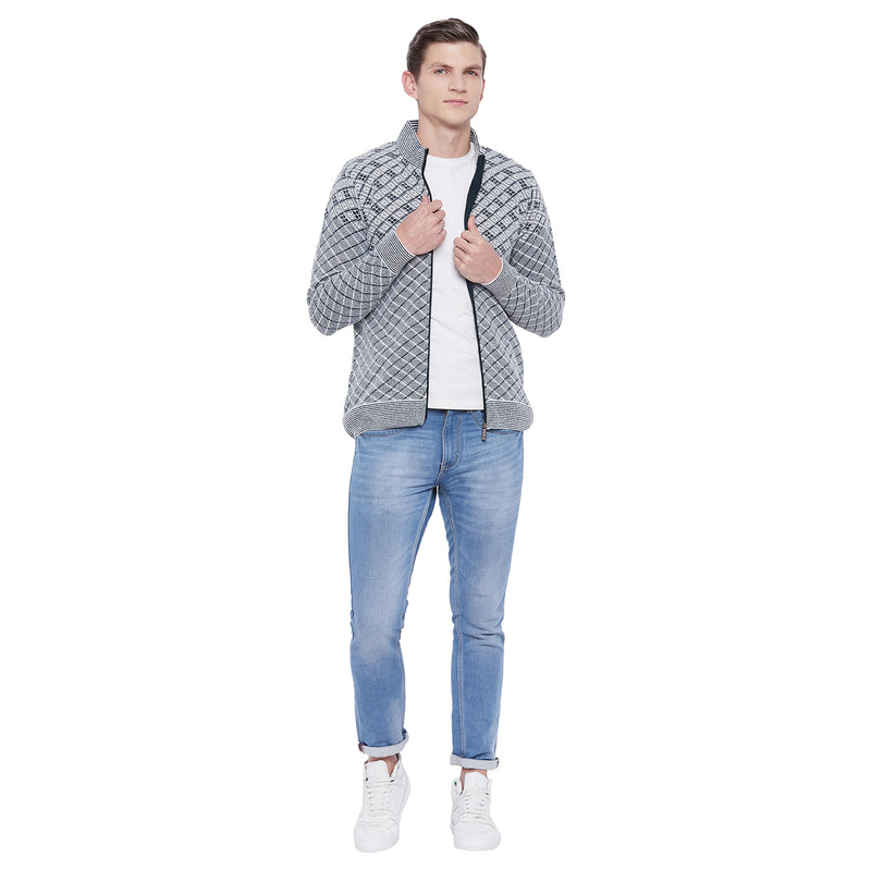 Duke Urban Men Full Sleeve Zipper Sweater (SDS681)