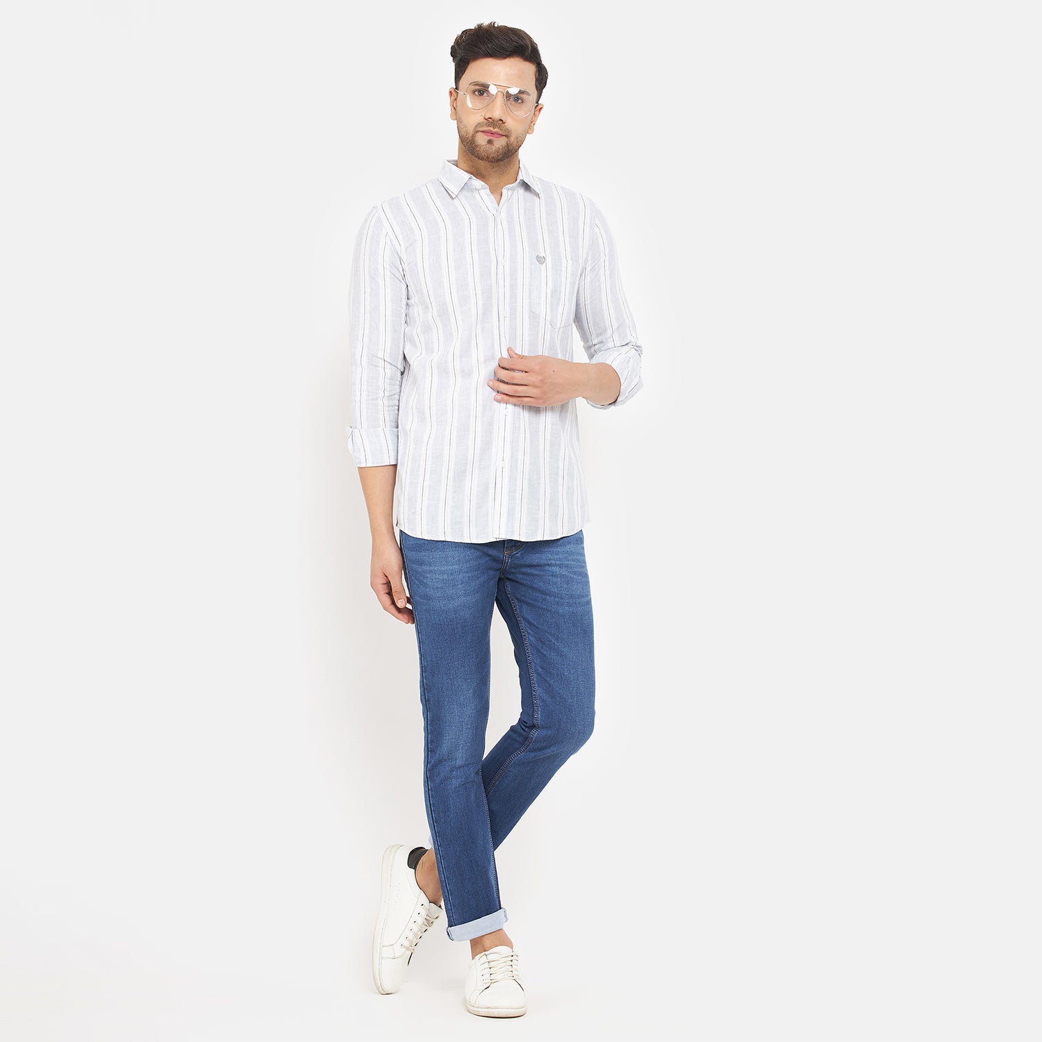 Duke Stardust Men Full Sleeve Cotton Shirt (SDO6CKP)