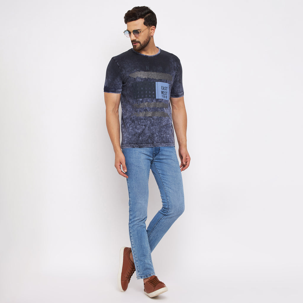 Duke Stardust Men Half Sleeve Cotton T-shirt (LF4957)