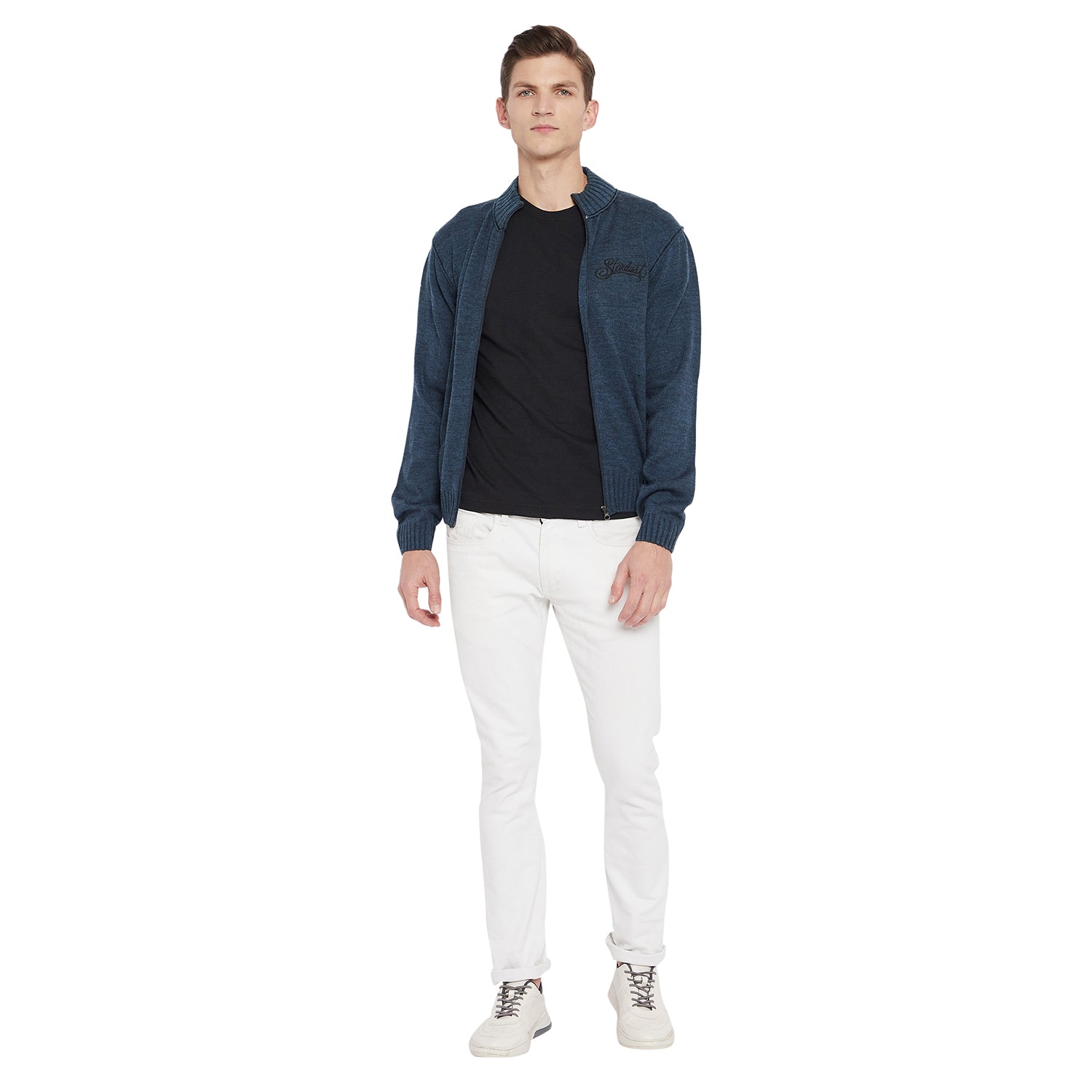 Duke Urban Men Full Sleeve Zipper Sweater (SDS527)