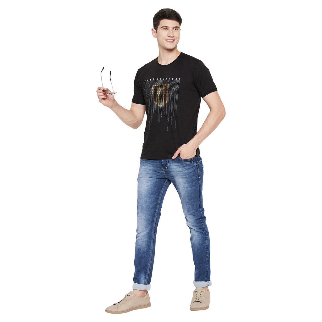 Duke Stardust Men Half Sleeve Cotton T-Shirt (MTLF331)