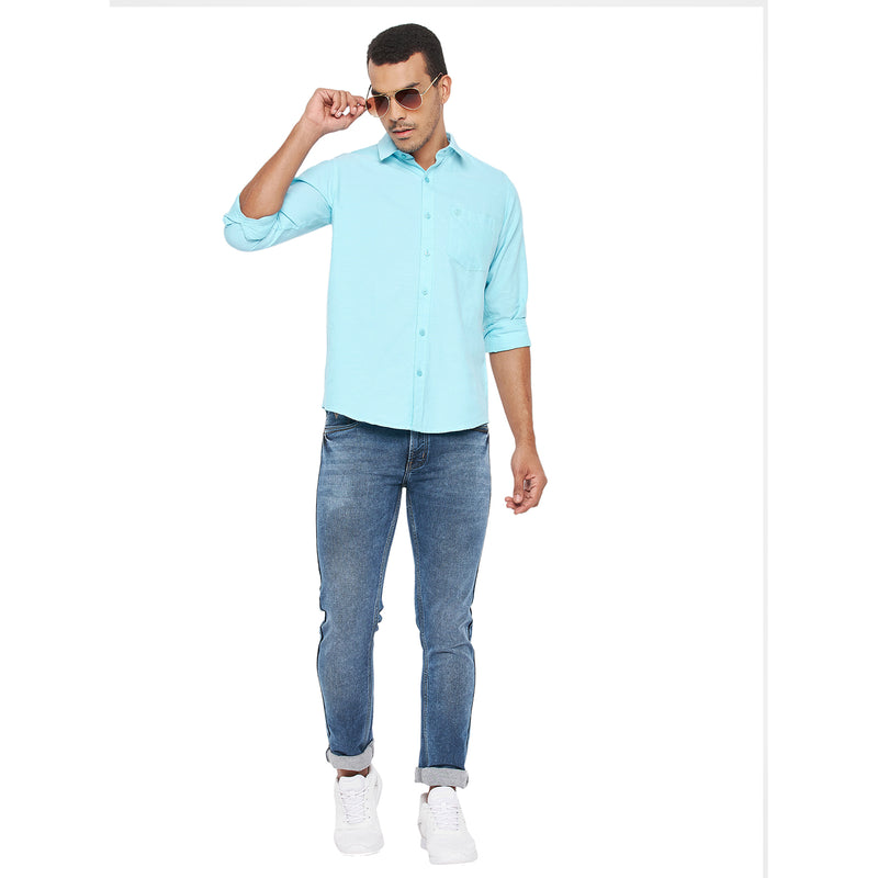 Duke Urban Men Full Sleeve Cotton Shirt (SDO7PLOA)