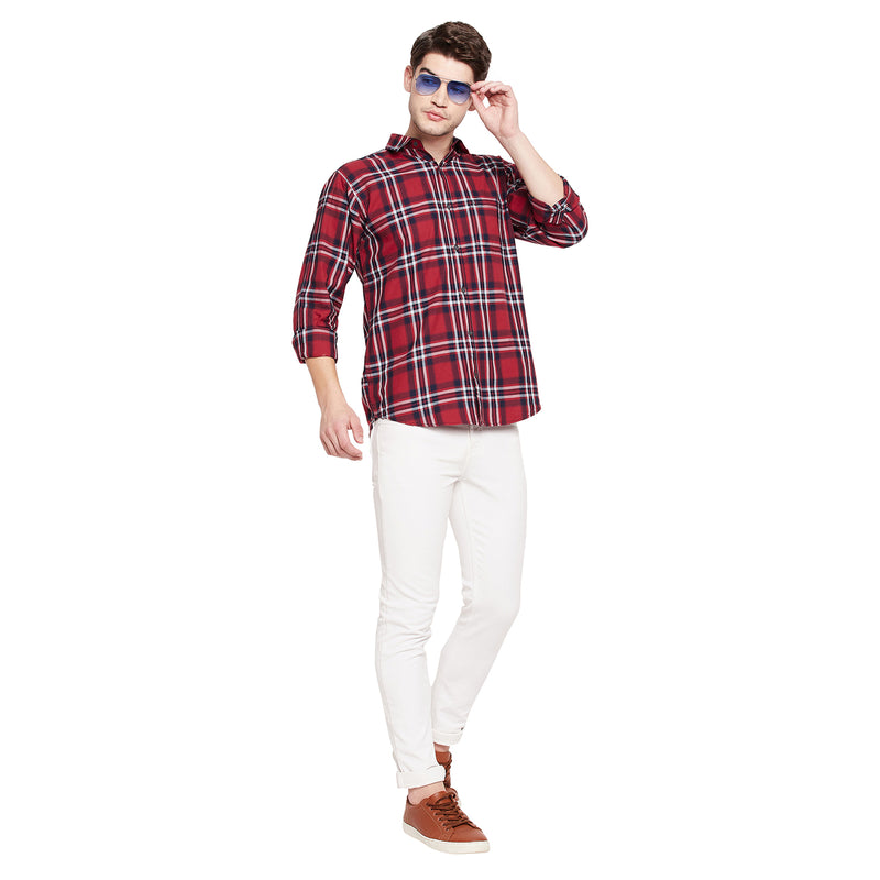 Duke Urban Men Full Sleeve Cotton Shirt (SDO5CKIF)