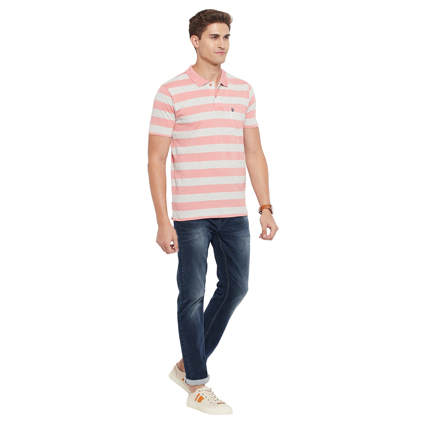 Duke Stardust Men Half Sleeve Cotton T-Shirt (MTLF344)