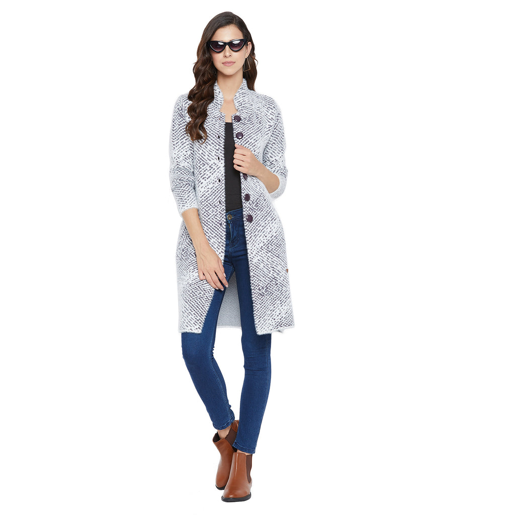 Duke Urban Women Full Sleeve Long Cardigan (SDS974)