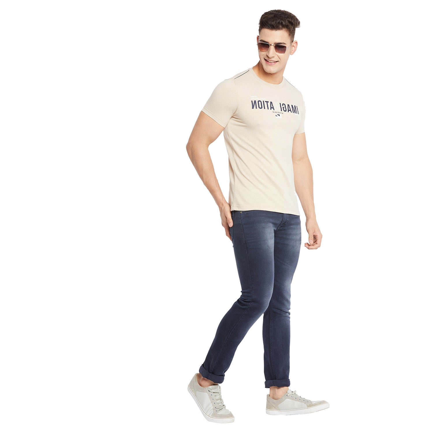 Duke Stardust Men Half Sleeve Cotton T-shirt (LF5407A)
