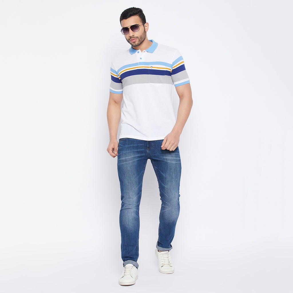 Duke Stardust Men Half Sleeve Cotton T-shirt (LF7092)