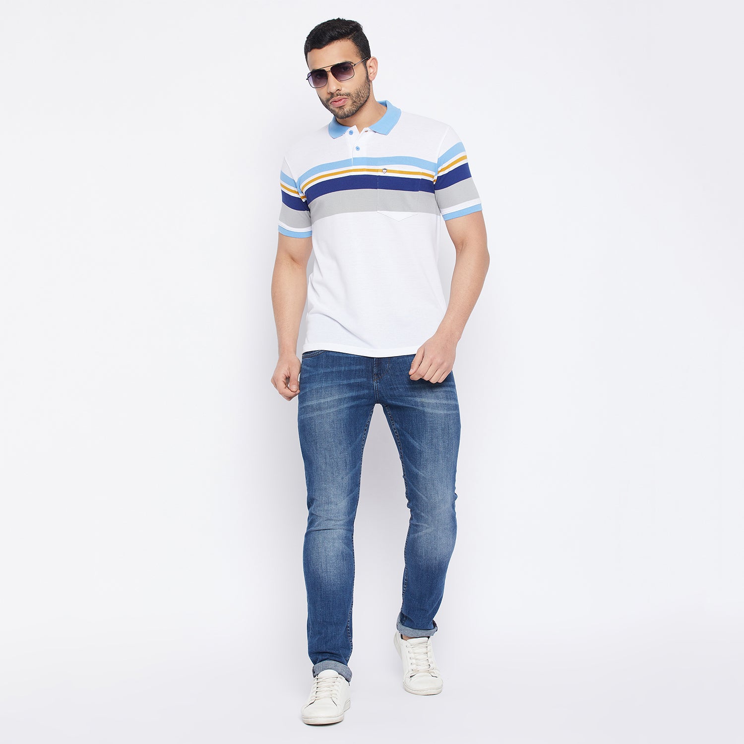 Duke Stardust Men Half Sleeve Cotton T-shirt (LF7092)