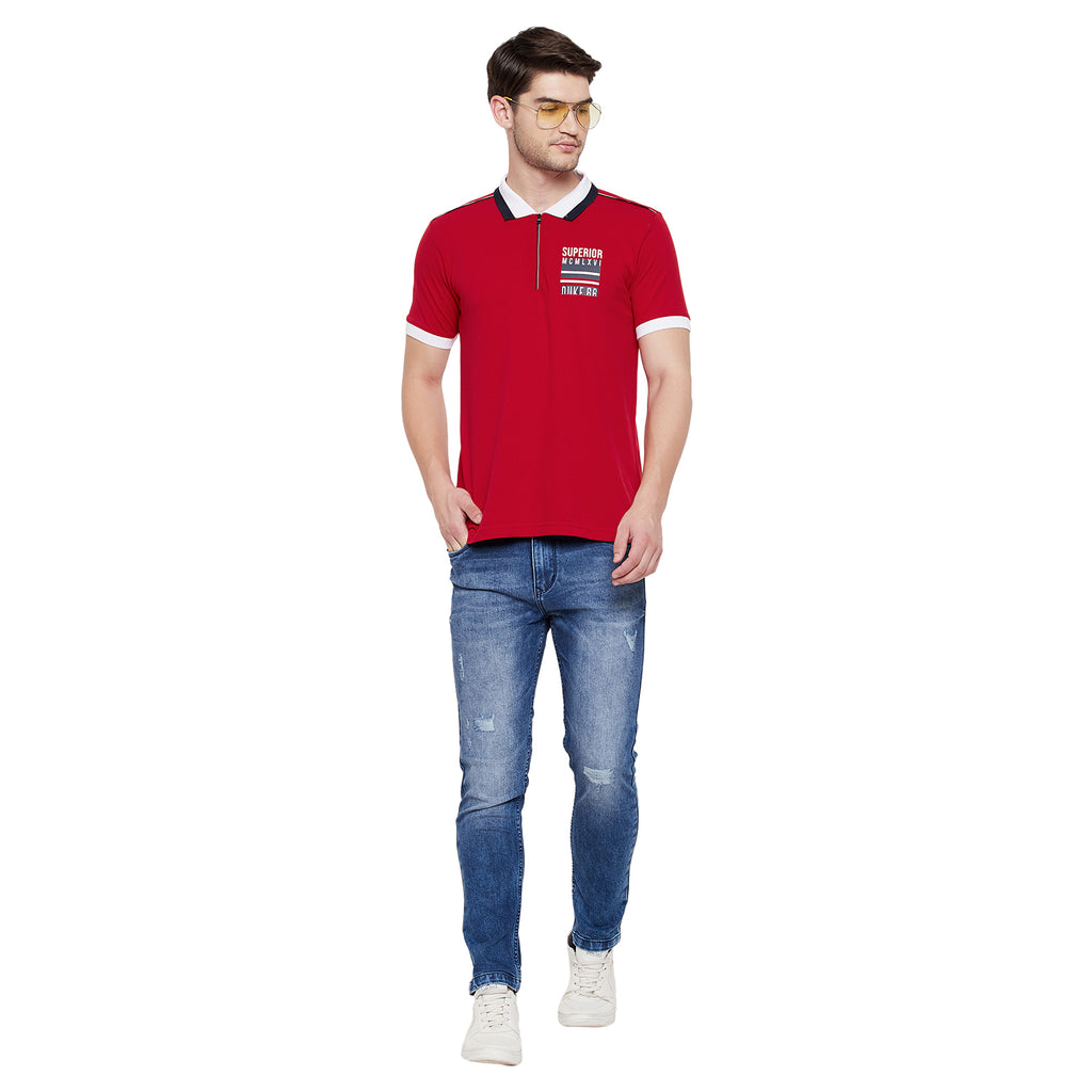 Duke Stardust Men Half Sleeve Cotton T-shirt (LF5238)