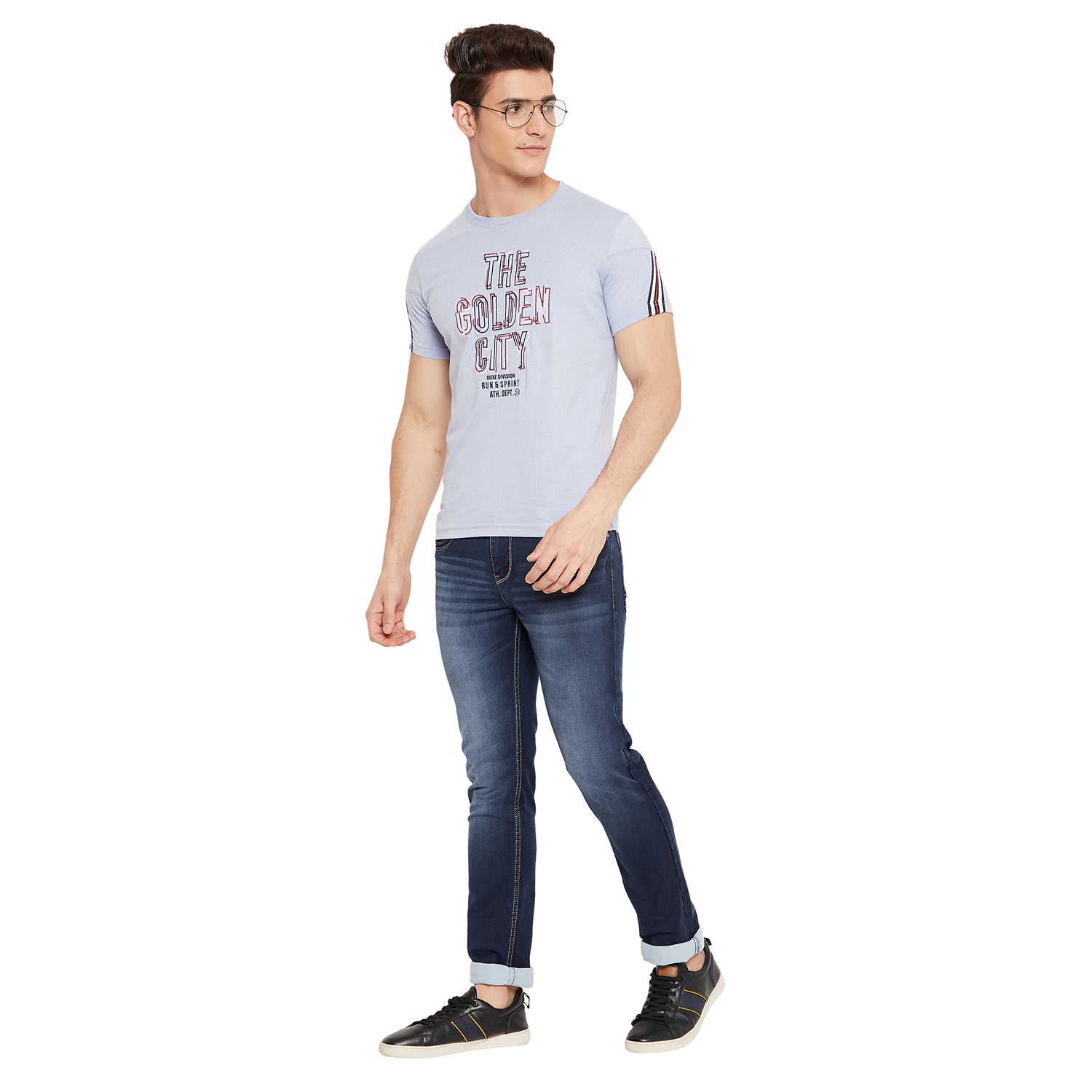 Duke Urban Men Half Sleeve Cotton T-shirt (LQ3931)