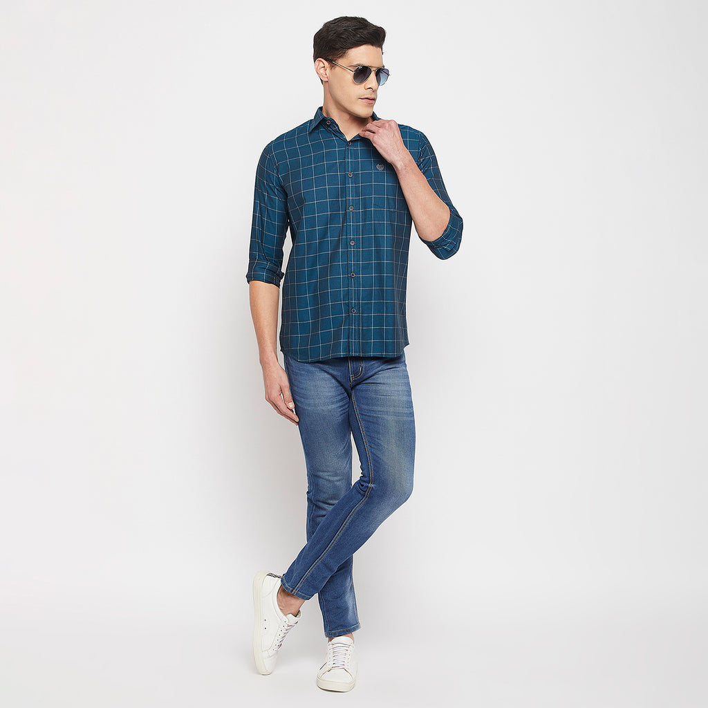 Duke Stardust Men Full Sleeve Cotton Shirt (SDO6CKL)