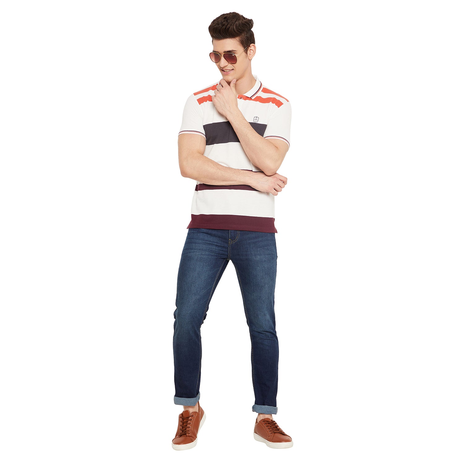 Duke Stardust Men Half Sleeve Cotton T-shirt (MTLF339)