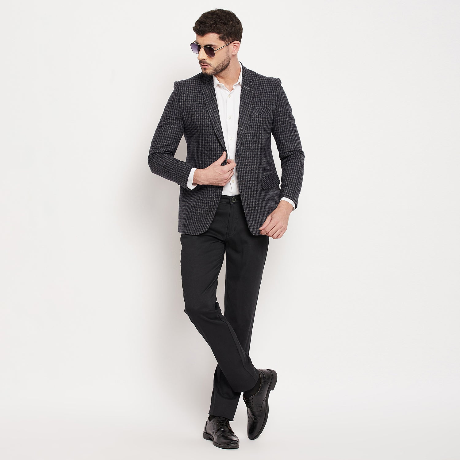 Duke Urban Men Full Sleeve Lapel Neck Coat (SDZ934)