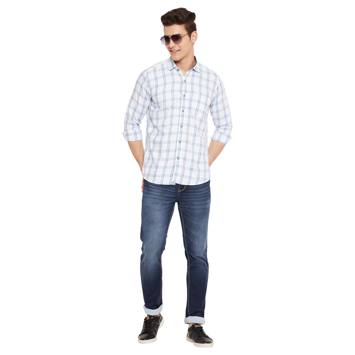Duke Stardust Men Full Sleeve Cotton Shirt (SDO8CKTR)