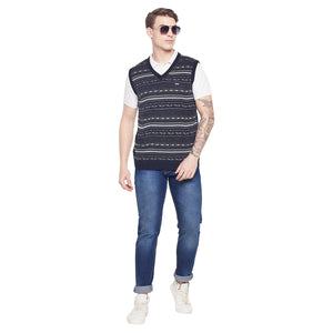 Duke Stardust Men Sleeveless V Neck Sweater (SDS2029)