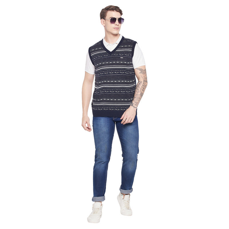 Duke Urban Men Sleeveless V Neck Sweater (SDS2029)