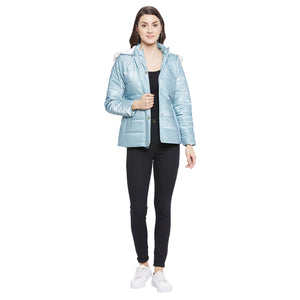 Duke Stardust Women Full Sleeve Embossed Quilted Jacket (SDZ6741)