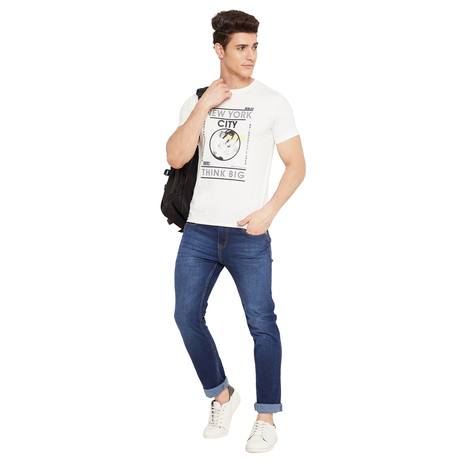 Duke Urban Men Half Sleeve Cotton T-shirt (LQ3918)