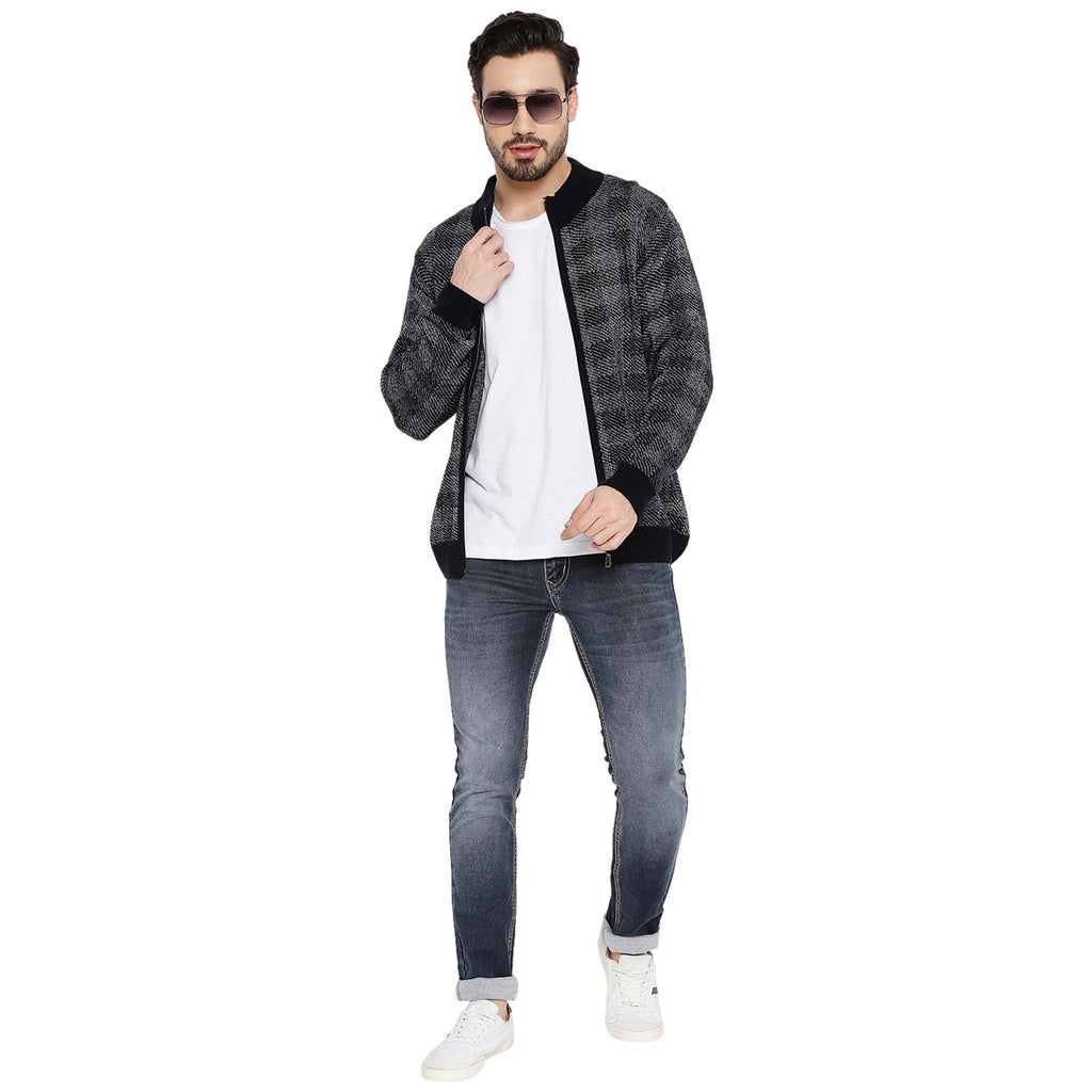 Duke Stardust Men Full Sleeve Zipper Sweater (SDS2086)
