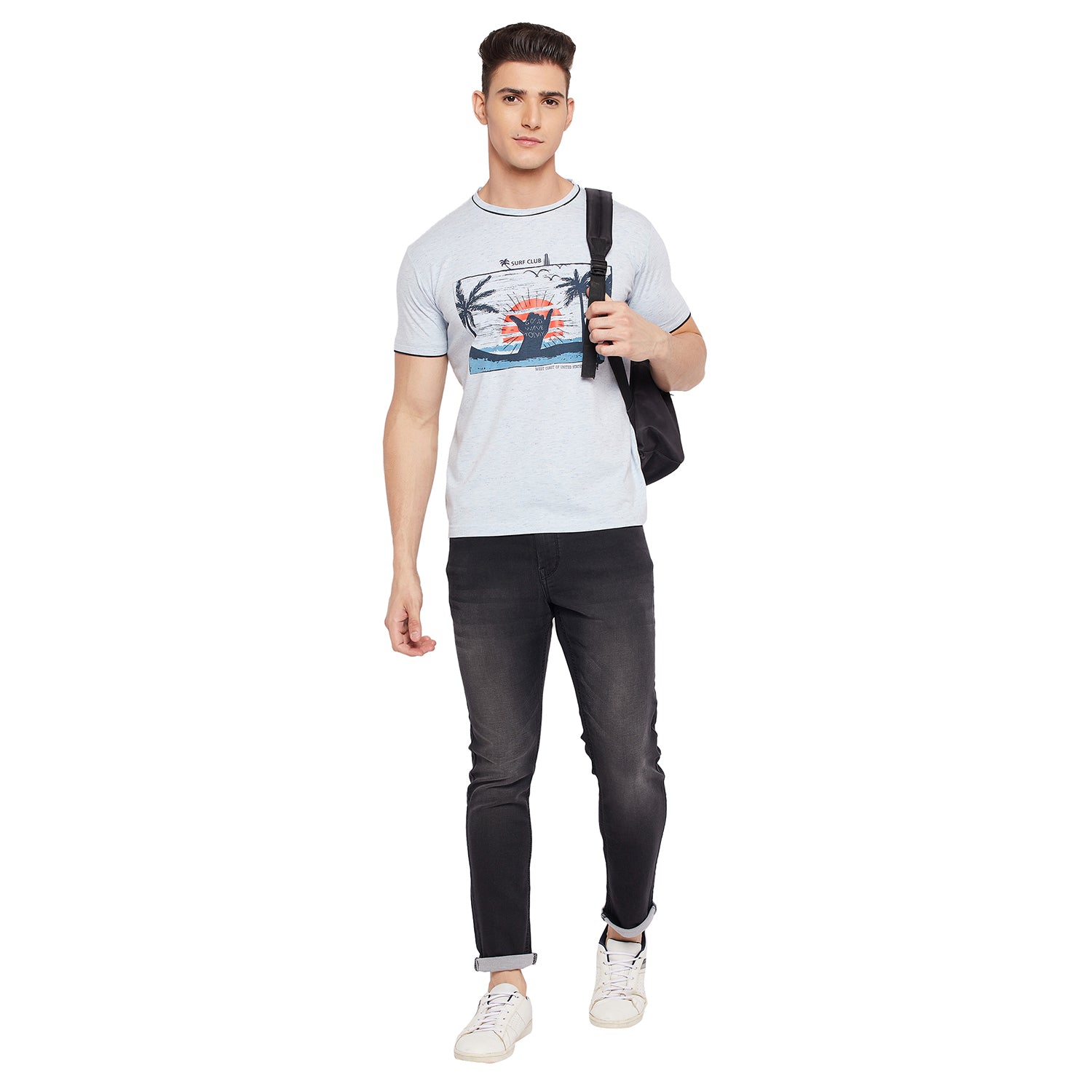 Duke Stardust Men Half Sleeve Cotton T-shirt (LF5262)