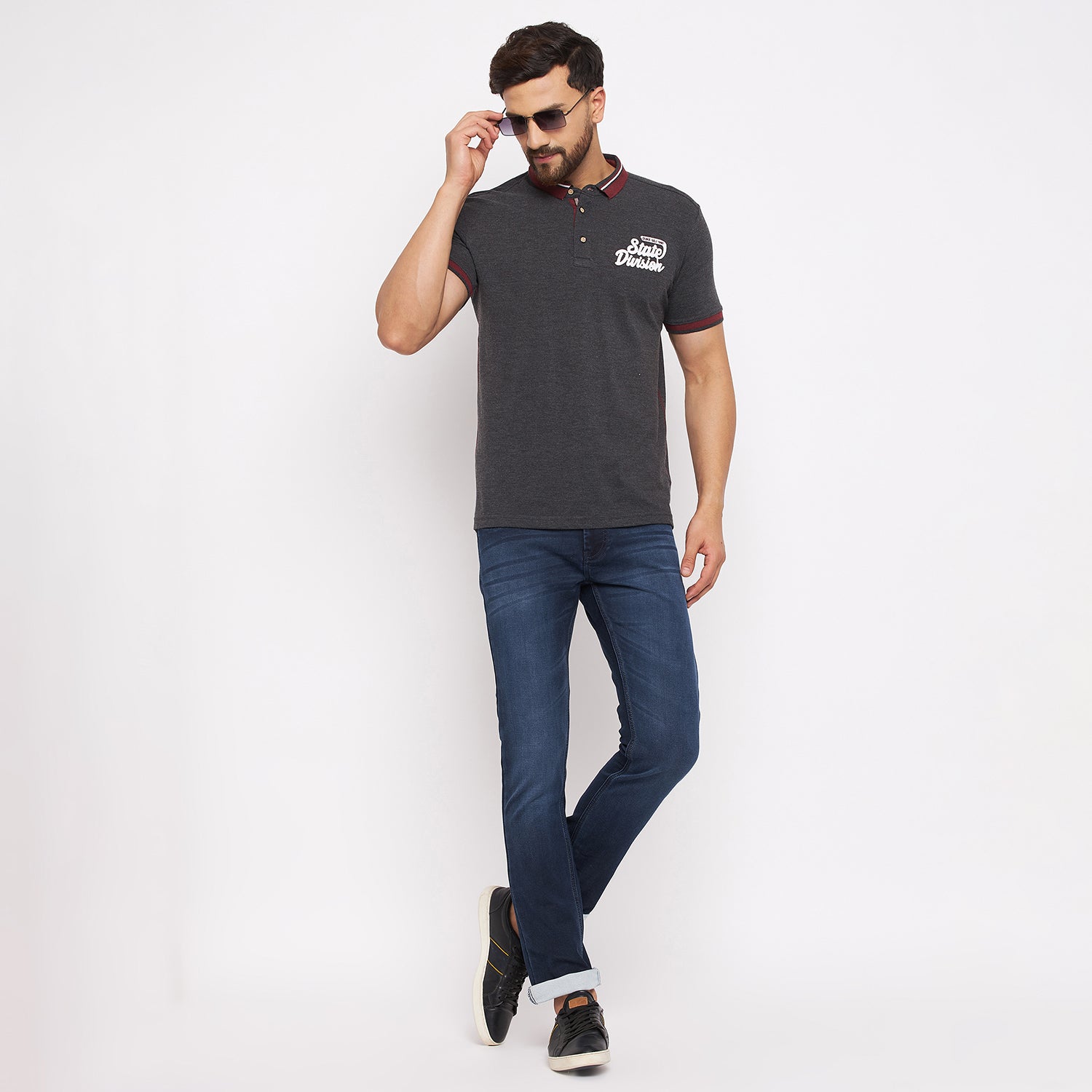 Duke Stardust Men Half Sleeve Cotton T-shirt (LF4822)