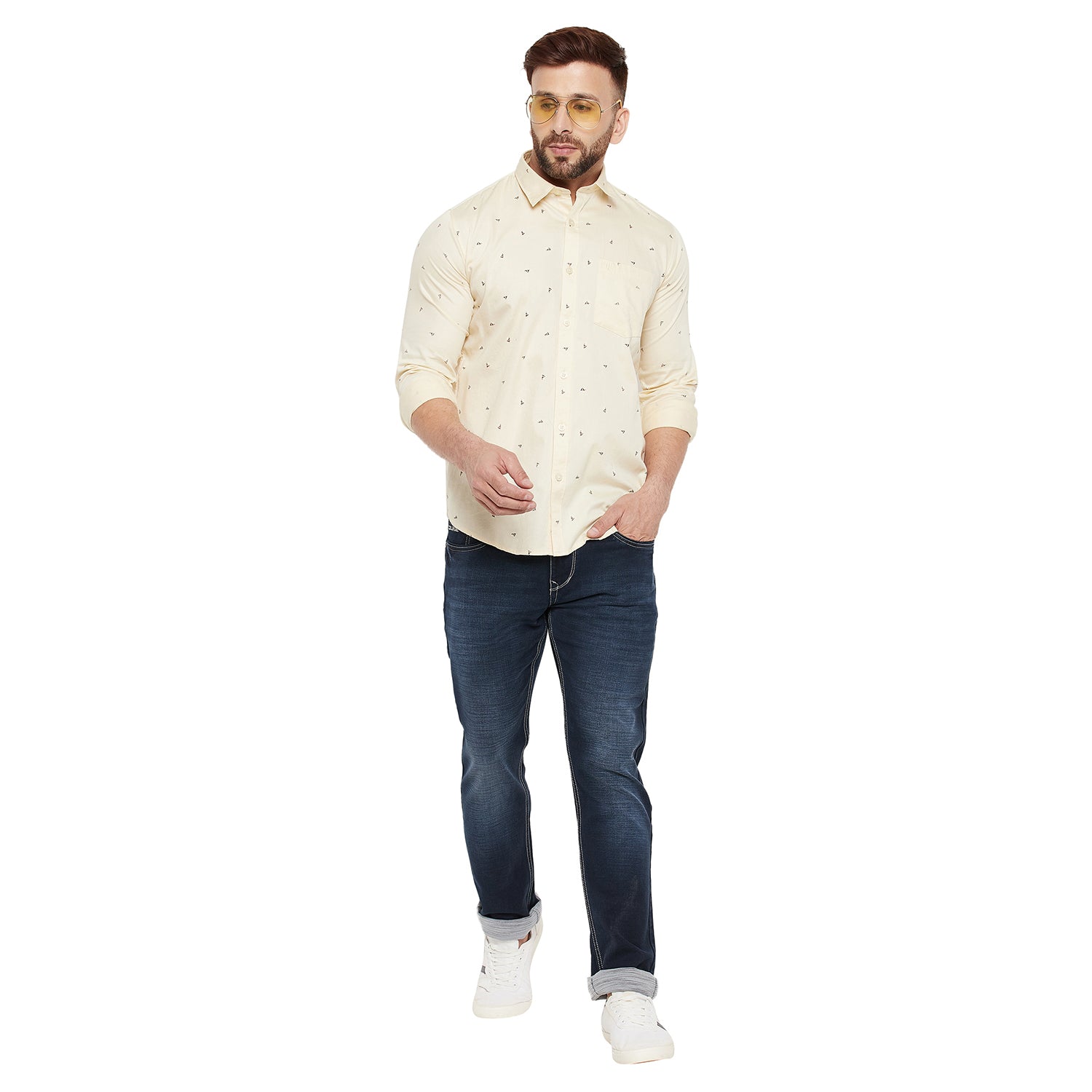 Duke Urban Men Full Sleeve Cotton Shirt (SDO7PRSG)