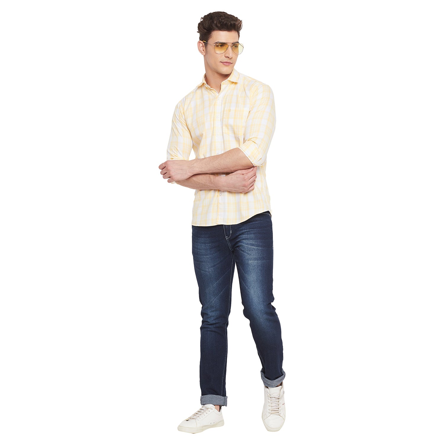 Duke Stardust Men Full Sleeve Cotton Shirt (SDO8CKTT)
