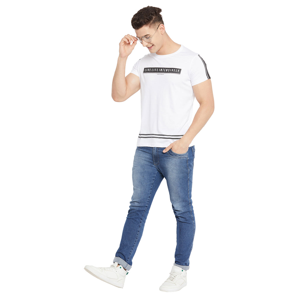 Duke Stardust Men Half Sleeve Cotton T-shirt (LF5346)