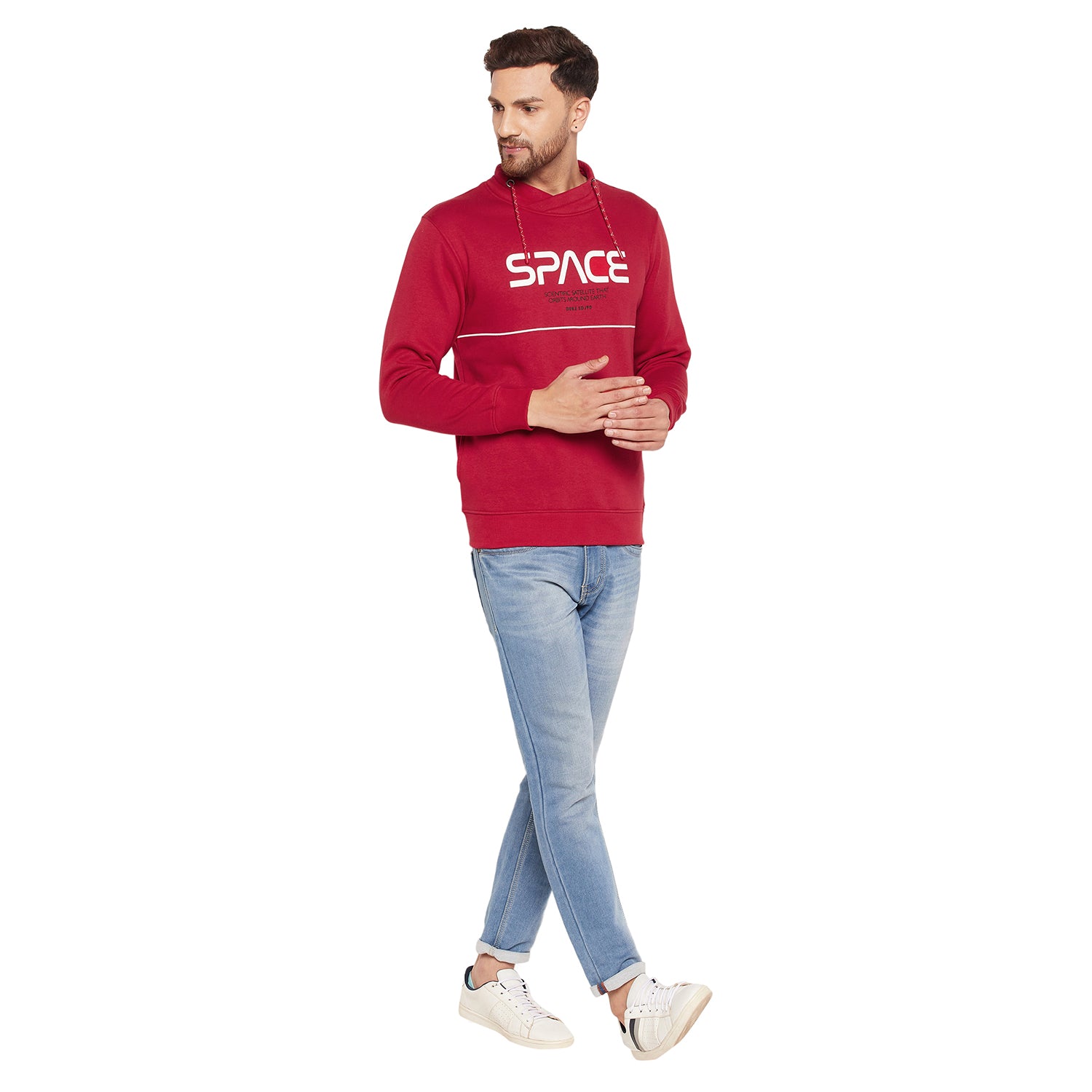 Duke Urban Men Cowl Neck Sweatshirt (LF6121)