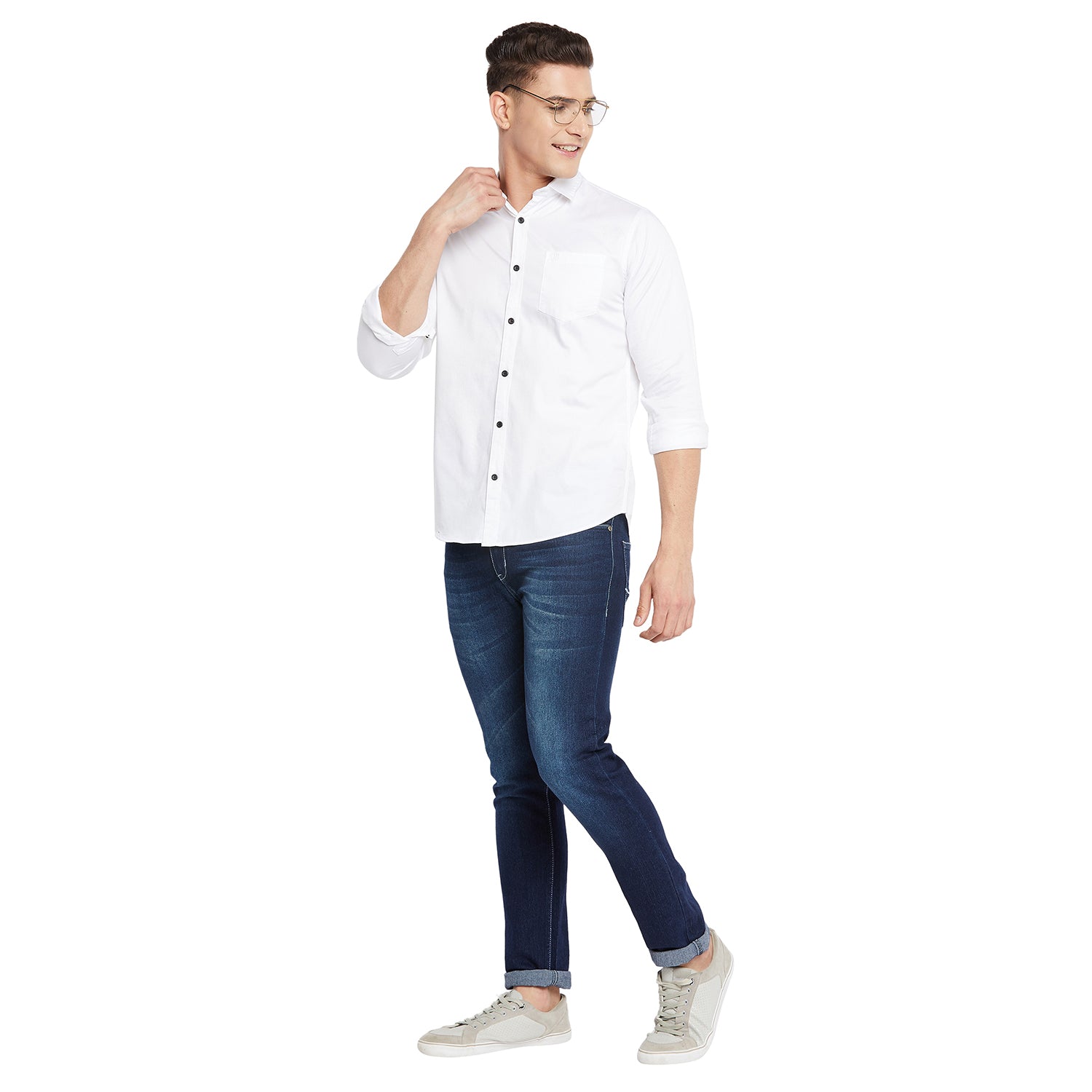 Duke Urban Men Full Sleeve  Cotton Shirt (SDO5SATR)