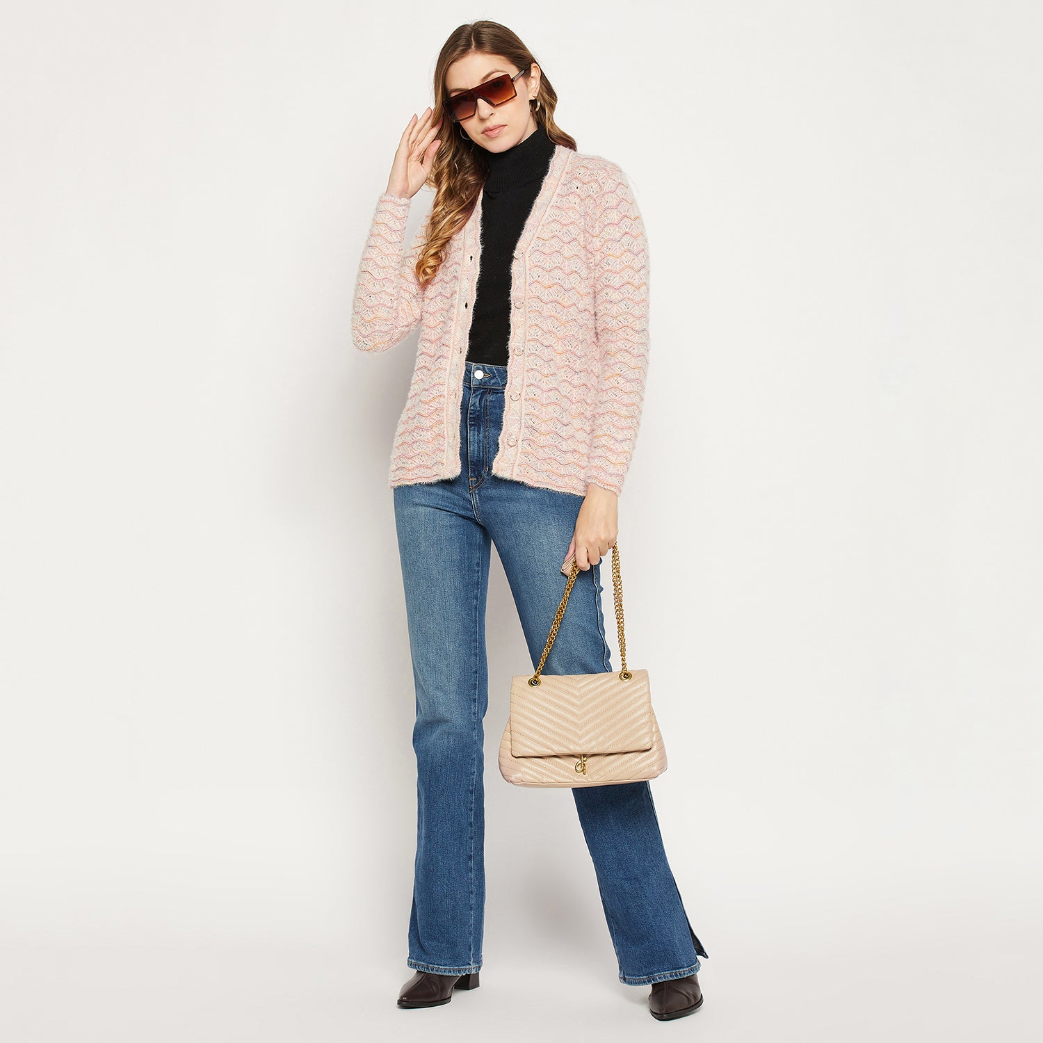 Duke Stardust Women Full Sleeve Cardigan (SDS9739)