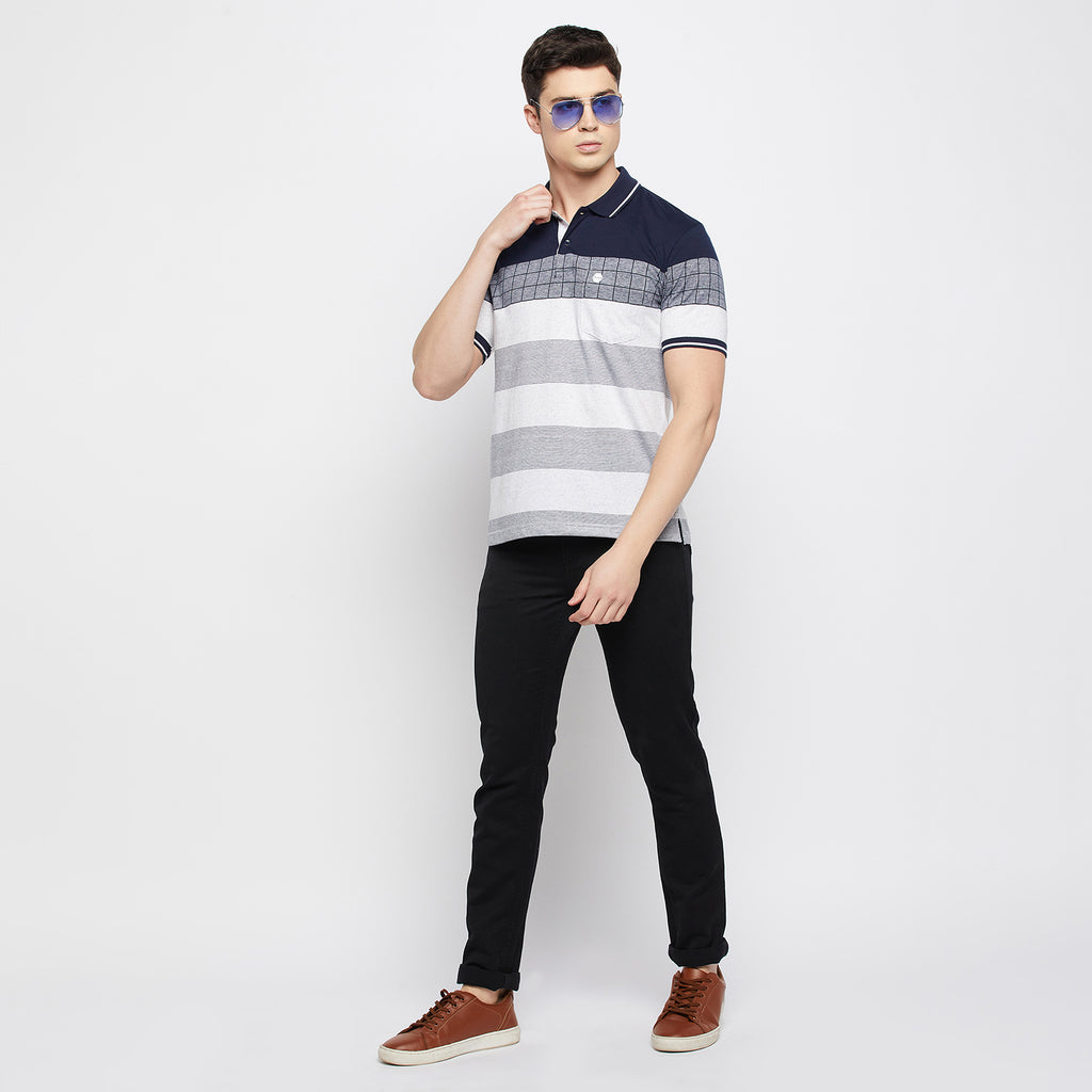 Duke Stardust Men Half Sleeve Cotton T-shirt (LF5716)