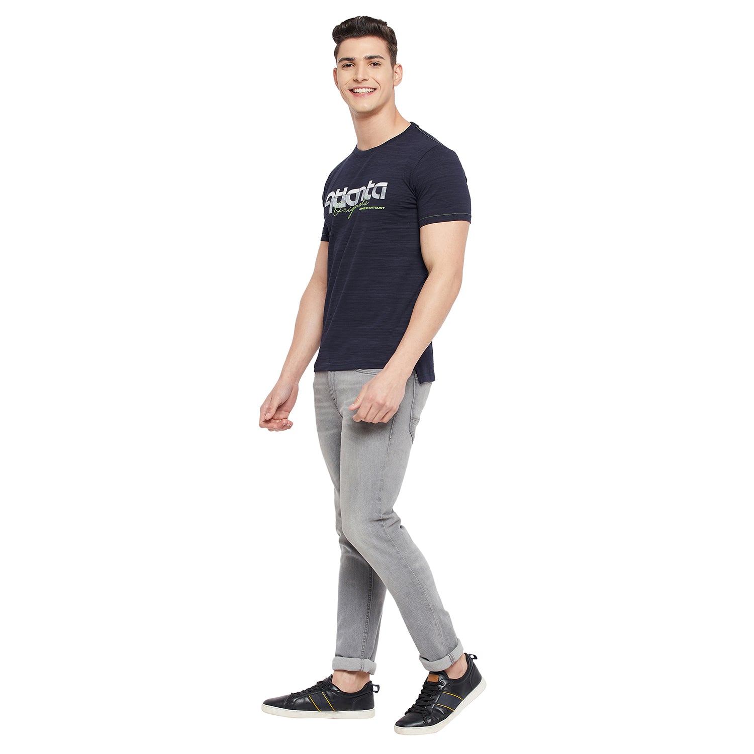 Duke Stardust Men Half Sleeve Cotton T-Shirt (MTLF336)