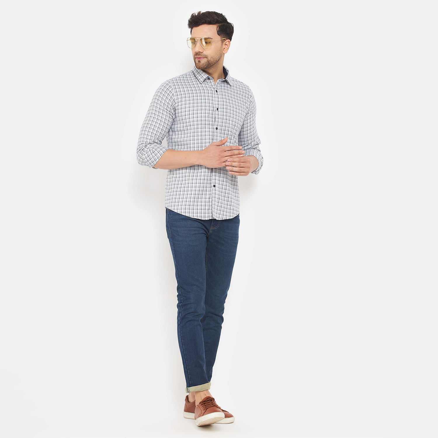 Duke Urban Men Full Sleeve Cotton Shirt (SDO7CKMB)
