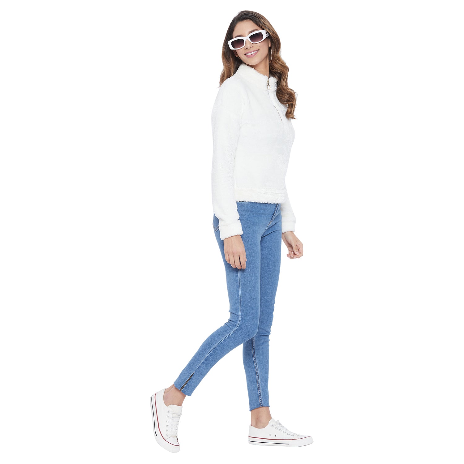 Duke Urban Women Half Zip Sweatshirt (LFX761)