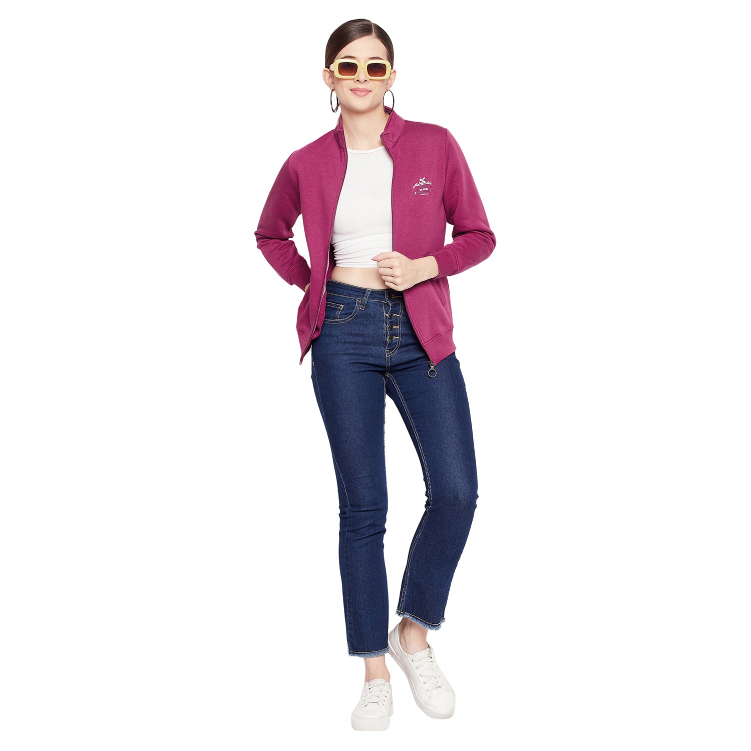 Duke Urban Women Full Sleeve Zipper Sweatshirt (LFX870)