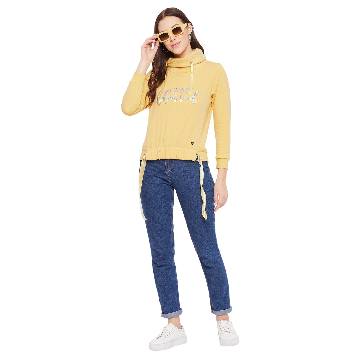 Duke Urban Women Cowl Neck Sweatshirt (LFX758)