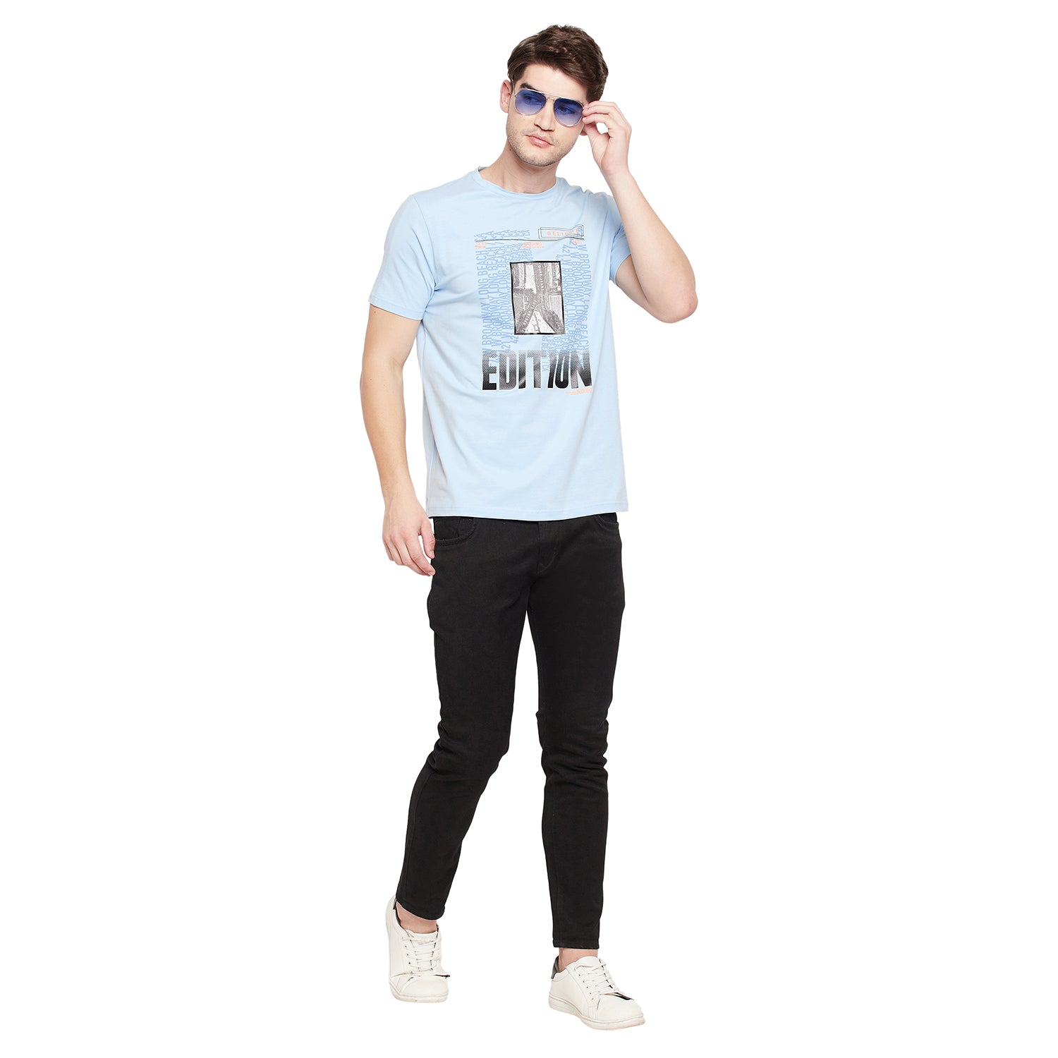 Duke Stardust Men Half Sleeve Cotton T-shirt (LF5285)