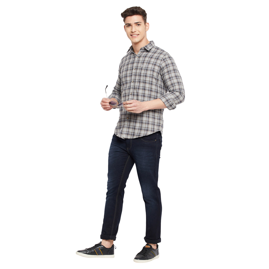 Duke Stardust Men Full Sleeve  Cotton Shirt (SDO7CKRQ)