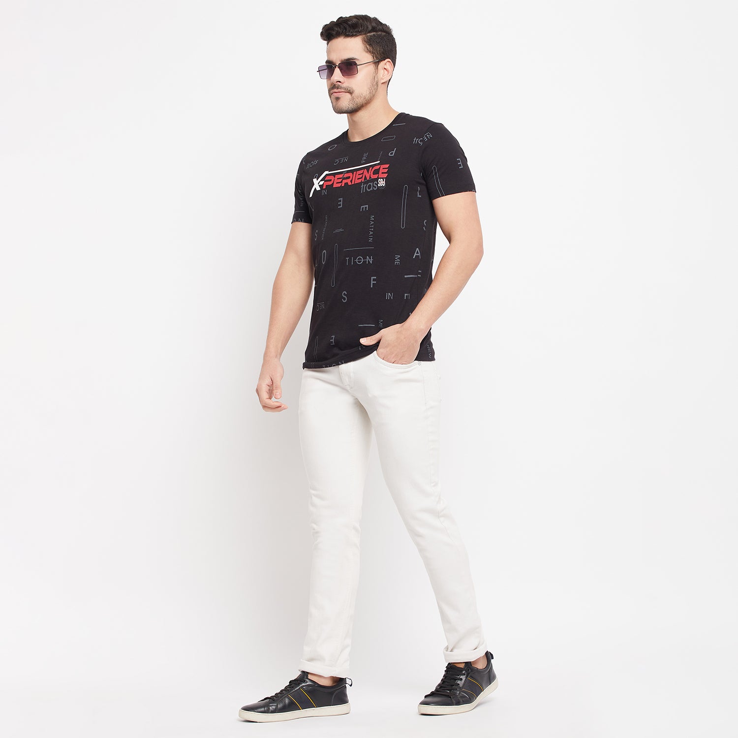 Duke Urban Men Half Sleeve Cotton T-shirt (LF5459)