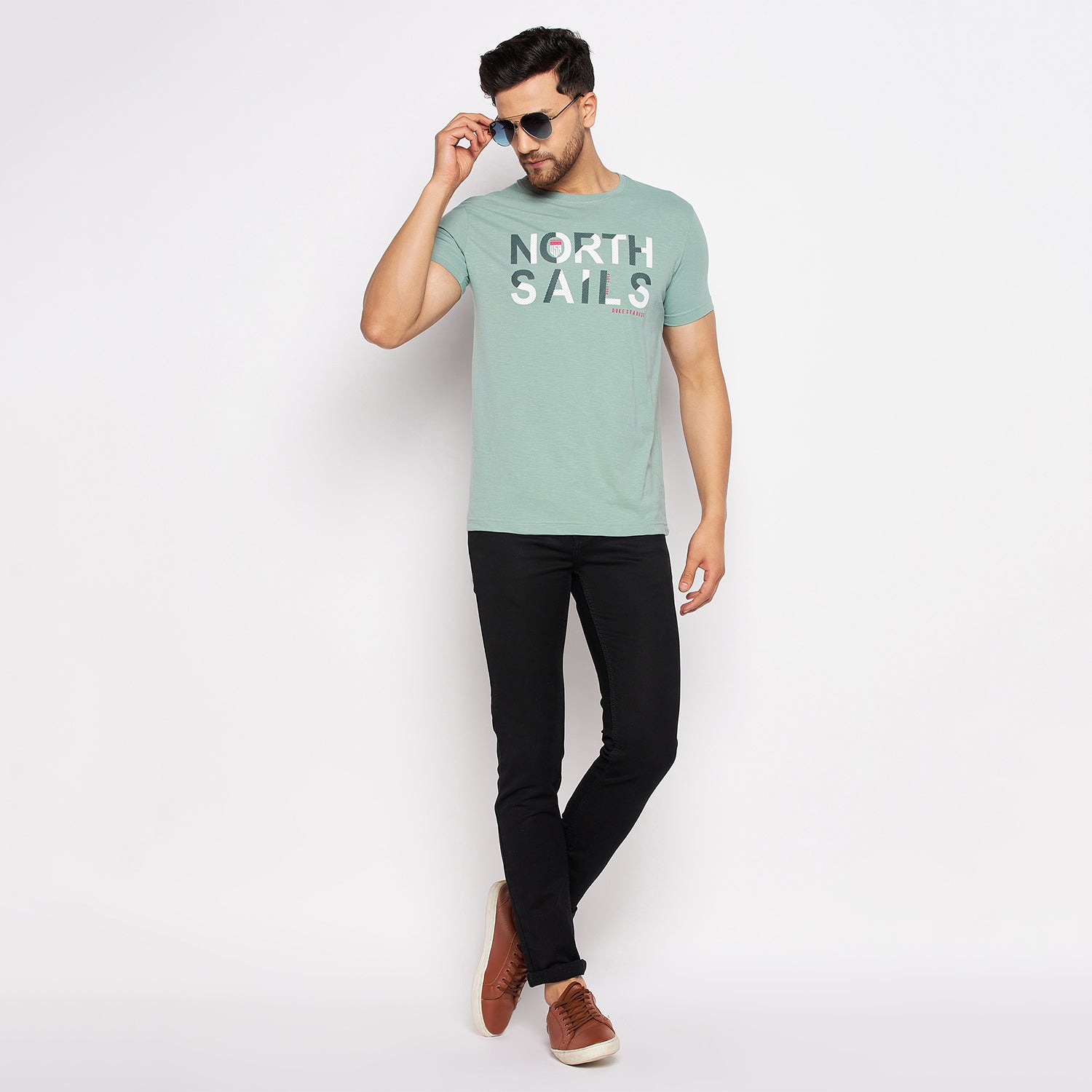 Duke Urban Men Half Sleeve Cotton T-shirt (LF5460)