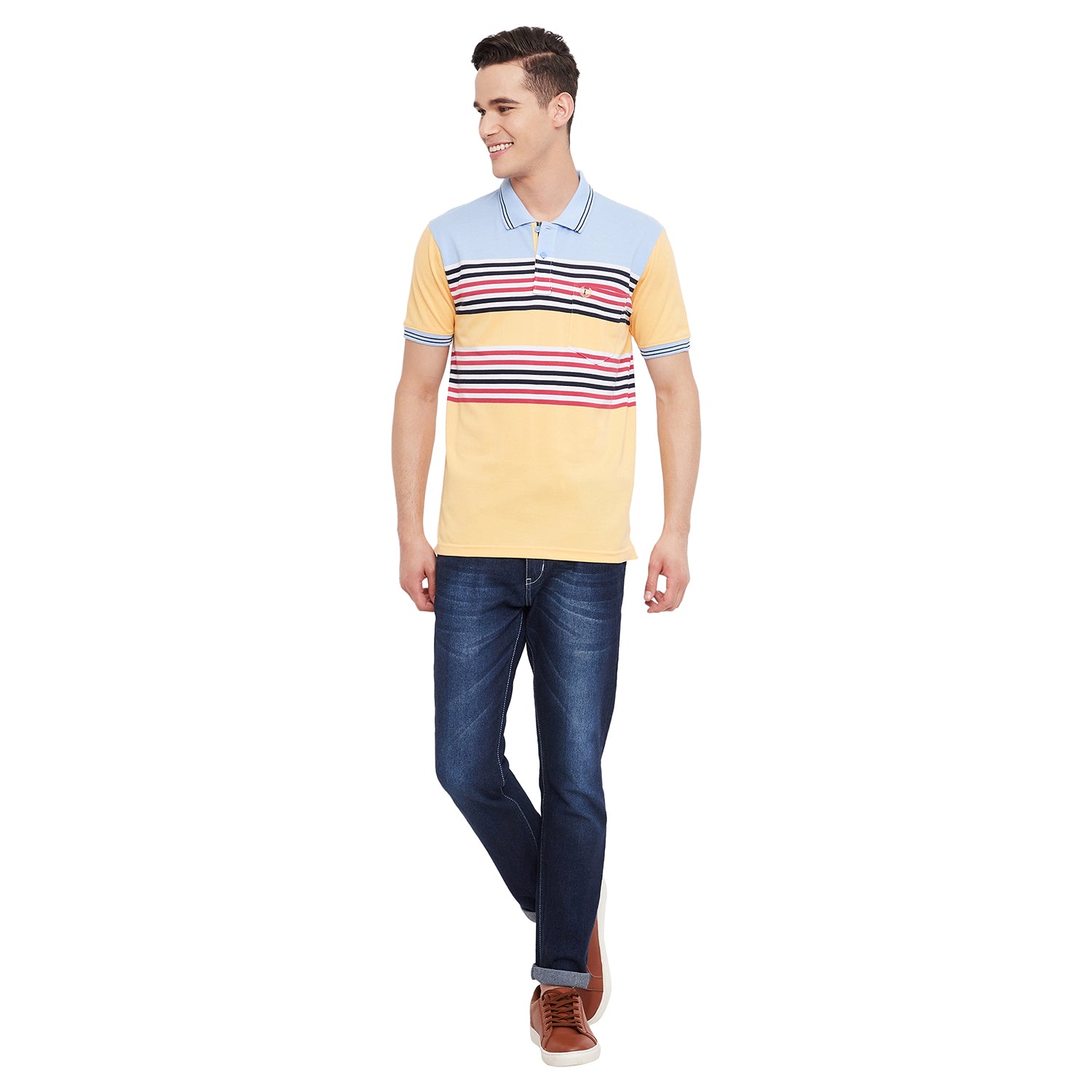 Duke Stardust Men Half Sleeve Cotton T-Shirt (LF5313)