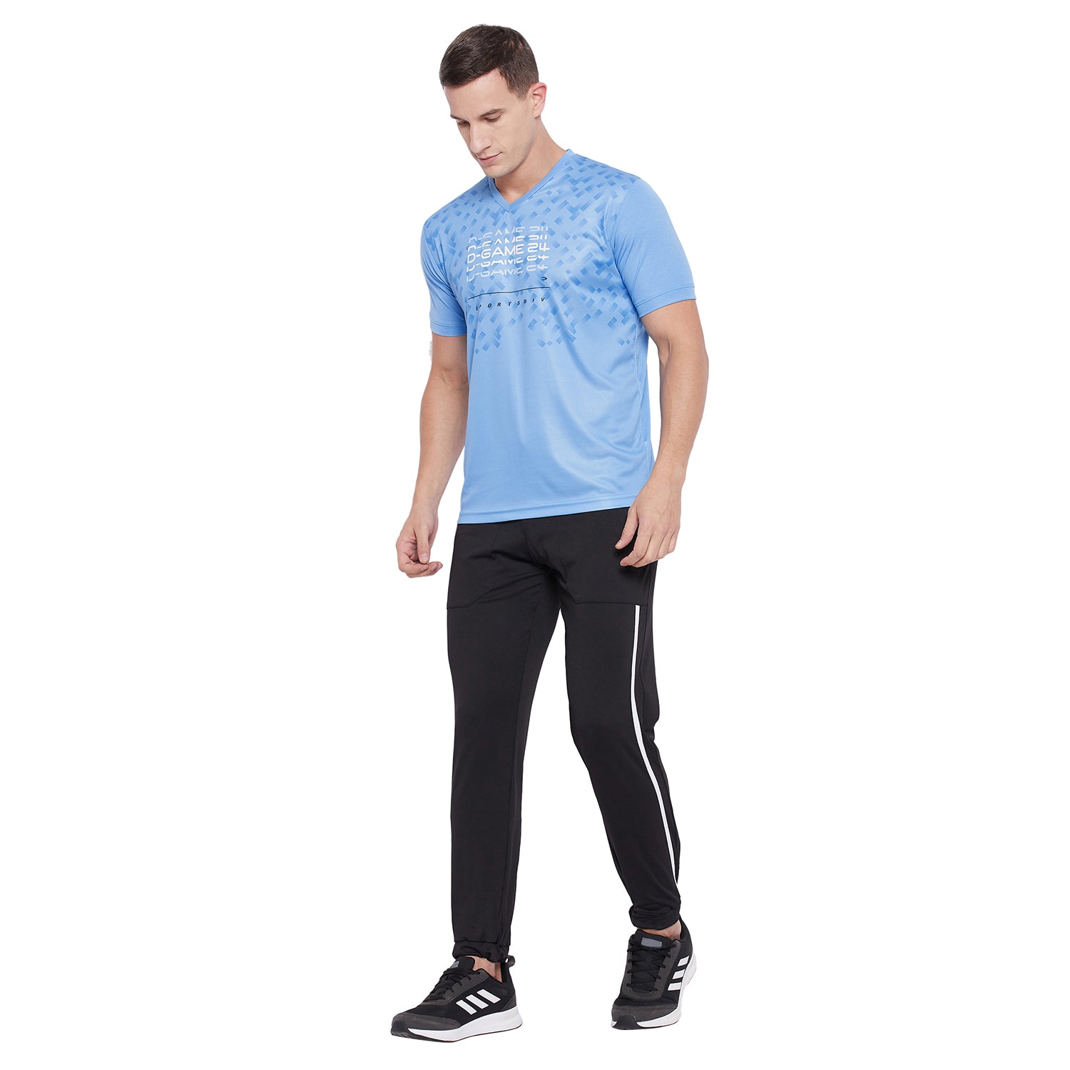 Duke Stardust Men Half Sleeve Sports T-shirt (GD1148)