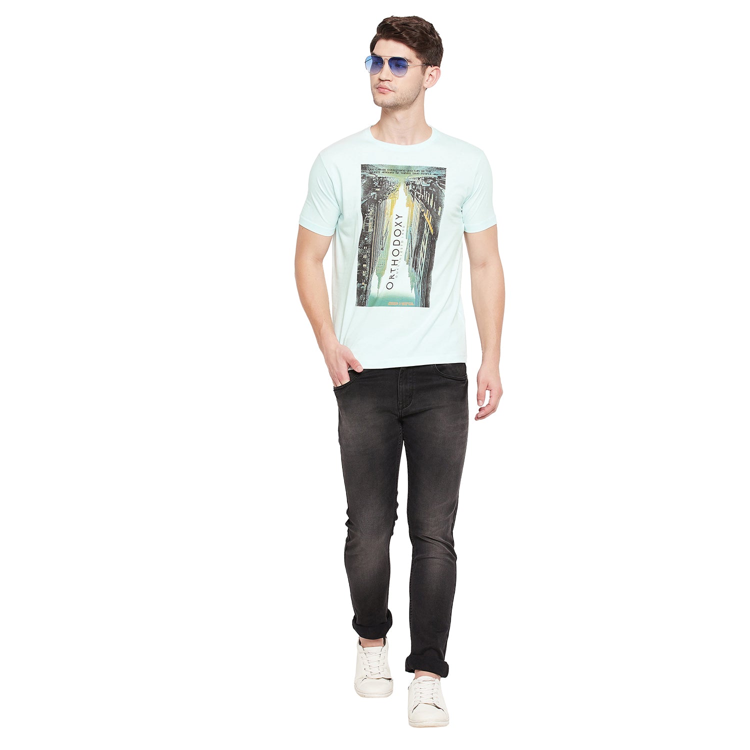 Duke Stardust Men Half Sleeve Cotton T-shirt (LF5335)