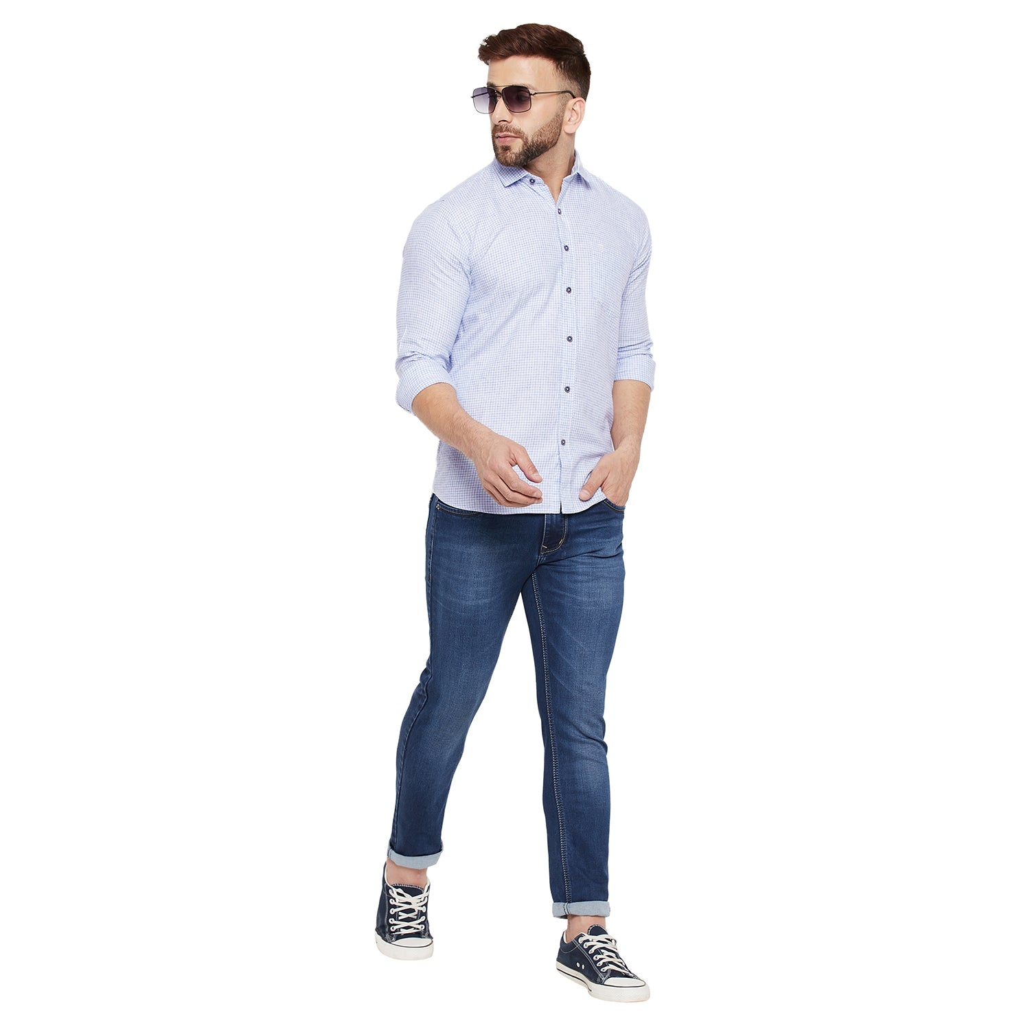 Duke Stardust Men Full Sleeve Cotton Shirt (SDO8CKCS)