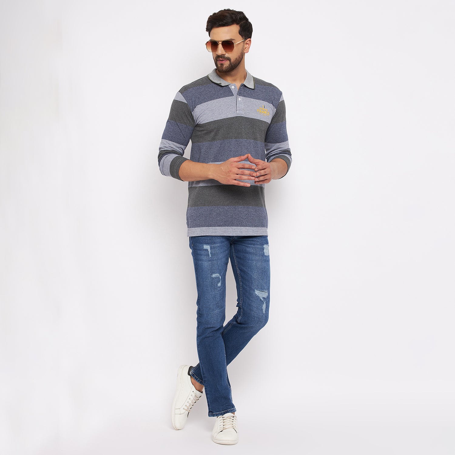 Duke Stardust Men Full Sleeve Cotton T-shirt (LF3906)