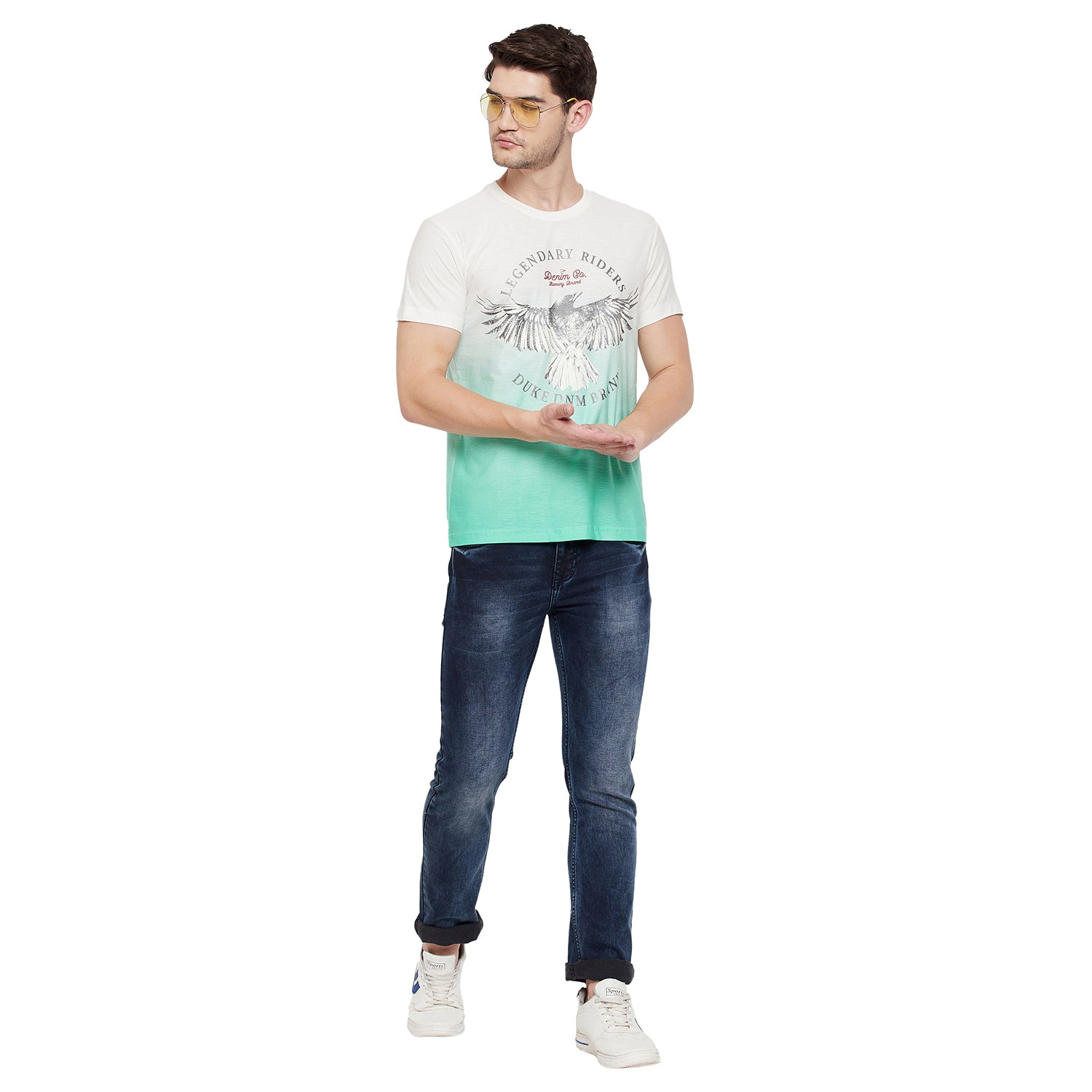 Duke Stardust Men Half Sleeve Cotton T-shirt (LQ3479)
