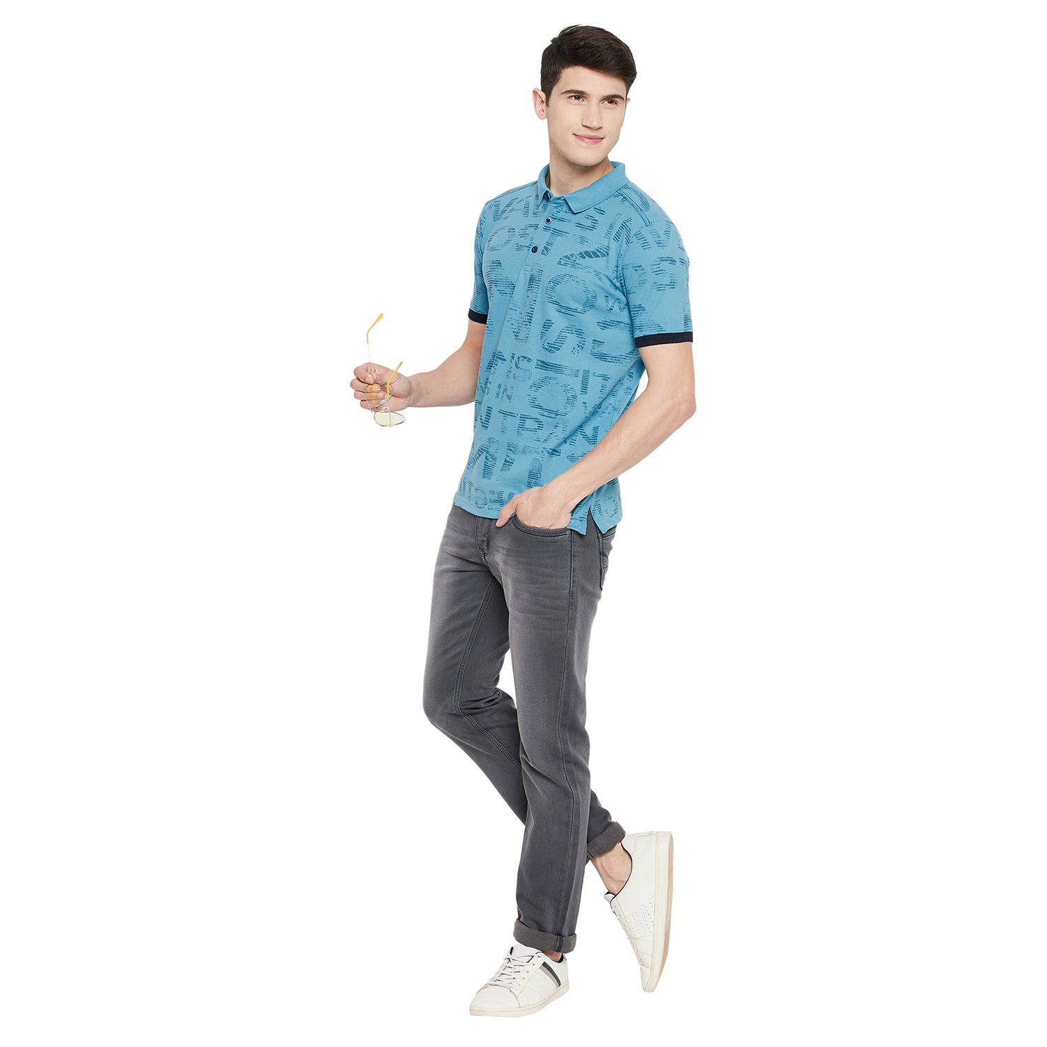 Duke Stardust Men Half Sleeve Cotton T-shirt (LF5253)