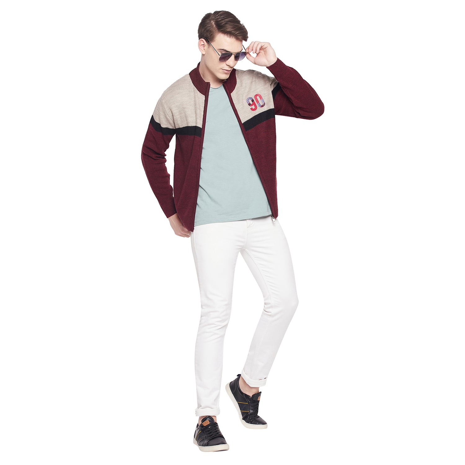 Duke Urban Men Full Sleeve Zipper Sweater (SDS2087)