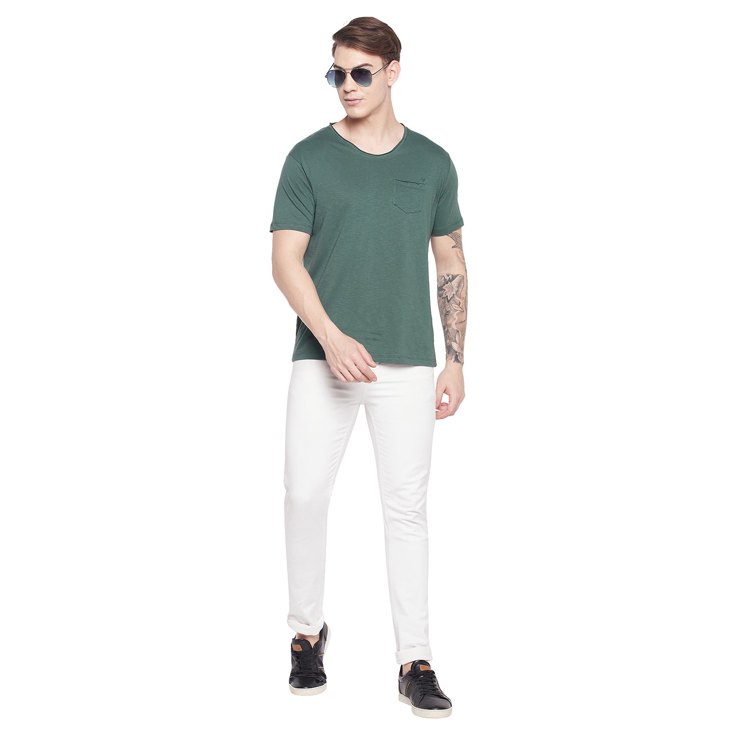 Duke Urban Men Half Sleeve Cotton T-shirt (LF5490)